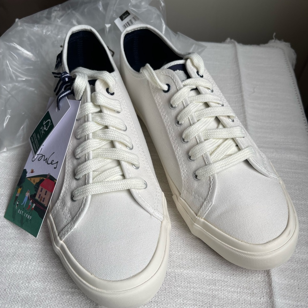 Joules canvas sneakers NWT